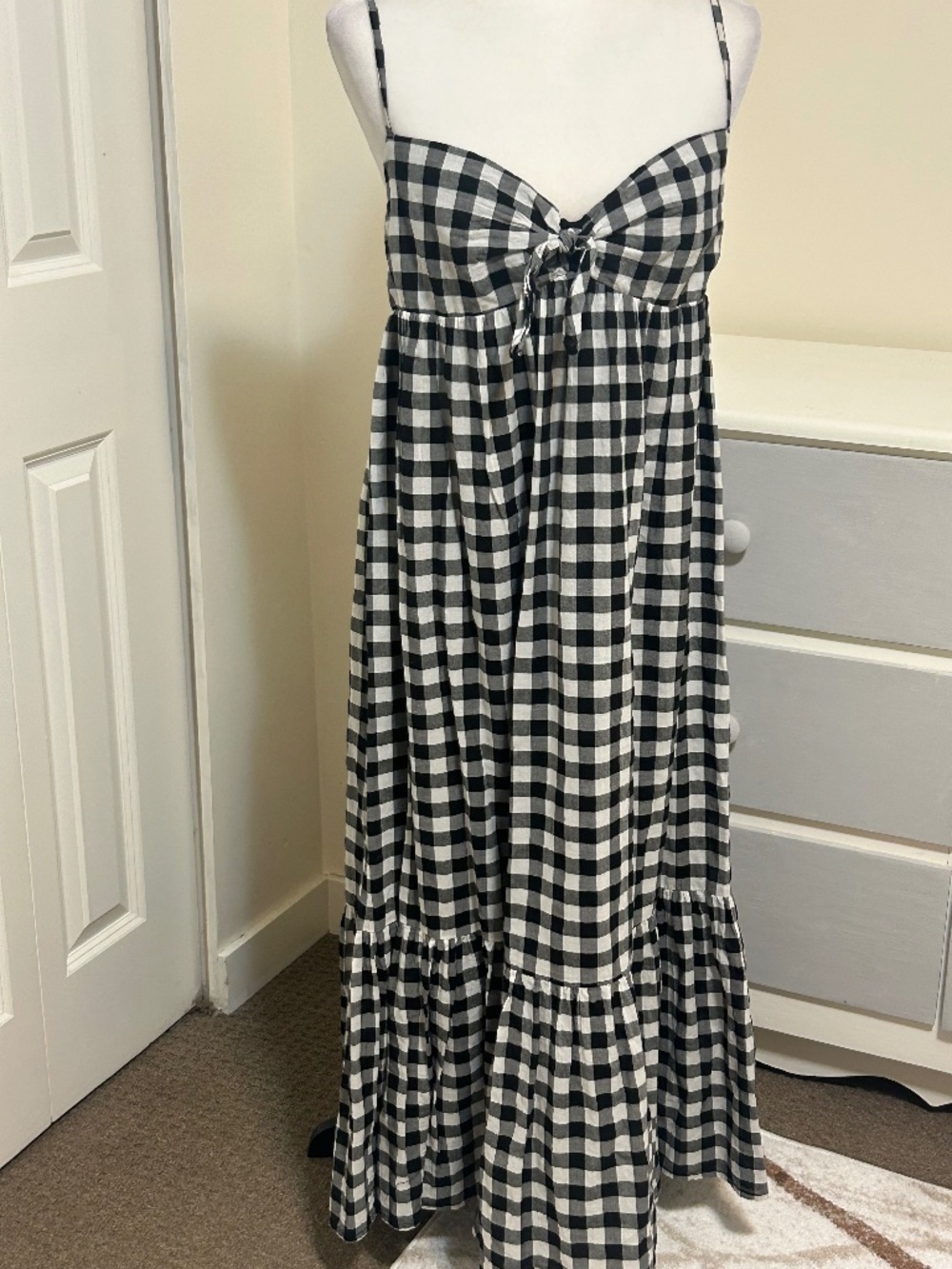 Gingham Dress Like New Medium